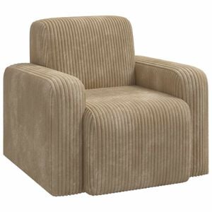vidaXL Poltrona Tortora corduroy