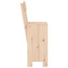 vidaXL Sgabelli da Bar 2 pz 40x48,5x115,5 cm in Legno Massello di Pino