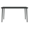 vidaXL Set da Pranzo da Giardino 7 pz con Cuscini Nero