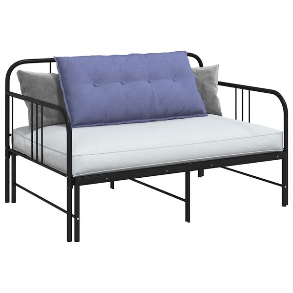 vidaXL Cuscino per Schiena Blu jeans 100 x 19 x 50 cm Tessuto