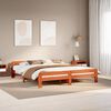 vidaXL Letto senza Materasso Marrone Cera 180x200 cm in Legno di Pino