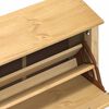 vidaXL Scarpiera Corona 99x32x163,5 cm in Legno Massello di Pino