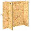 vidaXL Base per Terrario con lo scaffale Marrone 60 x 30 x 50 cm OSB