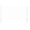 vidaXL Recinzione e Posto Argento 1,2 x 25 m Acciaio
