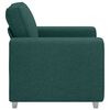 vidaXL Divano Verde Scuro 100 x 77 x 82 cm Tessuto