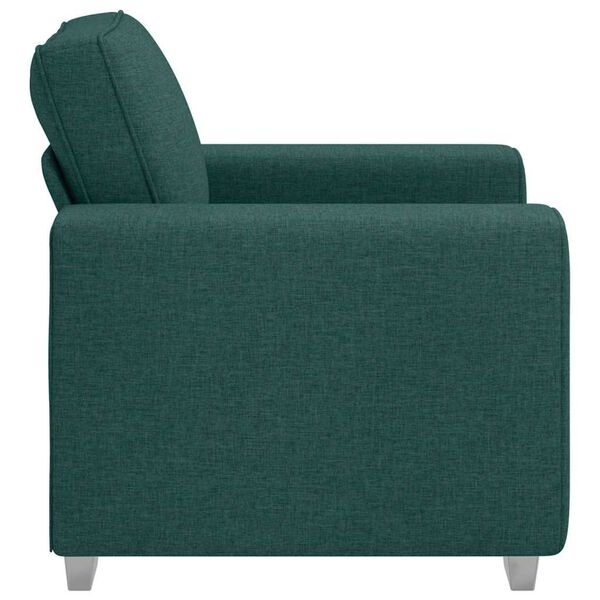 vidaXL Divano Verde Scuro 100 x 77 x 82 cm Tessuto