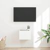 vidaXL Mobile TV da parete Bianco 60 x 31 x 29.5 cm Legno multistrato