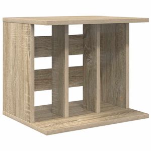 vidaXL Storage per dischi in vinile Rovere Sonoma 42 x 33 x 36 cm