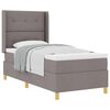 vidaXL Letto a molle con cuscino Talpa 90 x 200 cm Tessuto