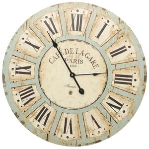 vidaXL Orologio da Parete Multicolore 60 cm in MDF