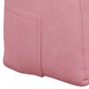 vidaXL Cuscino per Schiena Rosa 100 x 24 x 50 cm Velluto