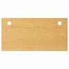 vidaXL Piano Scrivania 80x40x2,5 cm in Bamb&ugrave;