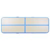 vidaXL Tappetino Ginnastica Gonfiabile con Pompa 600x100x10 cm PVC Blu