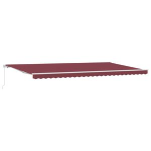 vidaXL Tenda da Sole Retrattile Manuale Bord&ograve; 600x300 cm