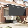 vidaXL Tenda Retrattile Antracite 300 x 200 cm Poliestere e Alluminio