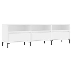 vidaXL Mobile Porta TV Bianco 150x30x44,5 cm in Legno Multistrato