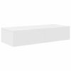 vidaXL Scaffale a Parete con Cassetti Bianco 80x33x17 cm in Truciolato