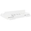 vidaXL Struttura letto con contenitore con porta Bianco 120 x 200 cm
