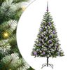 vidaXL Albero di Natale artificiale con rami snodati e neve imbiancata