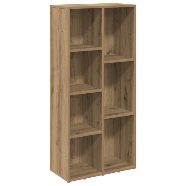 vidaXL Libreria Rovere Artigianale 50x25x104 cm
