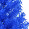 vidaXL Albero di Natale Artificiale Sottile con Base Blu 150 cm PVC