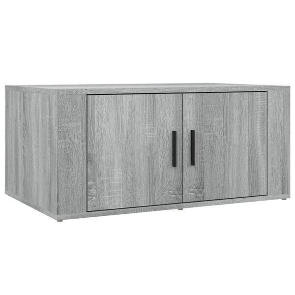 vidaXL Tavolino da Salotto Grigio Sonoma 80x50x36 cm Legno Multistrato