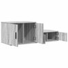 vidaXL Armadio 2 pcs Grigio Sonoma 103 x 41 x 40 cm Legno multistrato