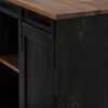 vidaXL Credenza HALDEN con Anta Scorrevole 80x40x80 cm Legno Massello