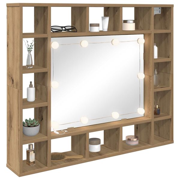 vidaXL Luci per Specchio 12 pcs Bianco 4.5 x 4.5 x 4.8 cm Plastica