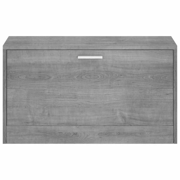 vidaXL Scarpiera Grigio Sonoma 80x24x45 cm in Legno Multistrato