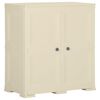 vidaXL Armadietto in Plastica 79x43x85,5cm Effetto Legno Bianco Angora