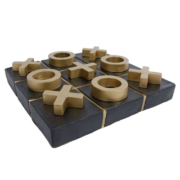 Gifts Amsterdam Scultura Noughts and Crosses Polystone 21x21x4,5 cm