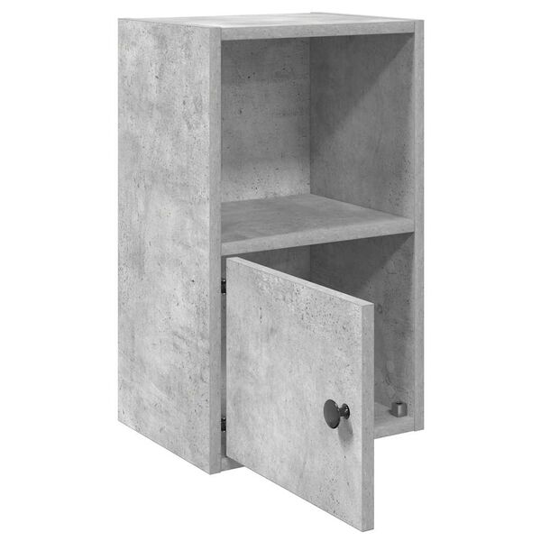 vidaXL Libreria Grigio Cemento 31x24x52 cm in Legno Multistrato
