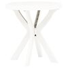 vidaXL Tavolo da Bistrot Bianco &Oslash;70 cm in Plastica