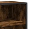vidaXL Credenza Rovere Fumo 35,5x35x76 cm in Truciolato