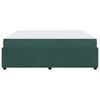 vidaXL Struttura del letto Verde Scuro 180 x 200 cm Tessuto