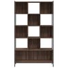 vidaXL Libreria Rovere Marrone 102x28x172 cm in Legno Multistrato