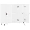 vidaXL Credenza Bianca 90x34x80 cm in Legno Multistrato