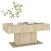 vidaXL Tavolino da Salotto Rovere Sonoma 96x50x45cm Legno Multistrato