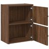 vidaXL Libreria Rovere Marrone 40x24x52 cm in Legno Multistrato