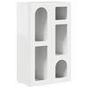 vidaXL Credenza ELST Bianco Lucido 59 x 35 x 100,5 cm