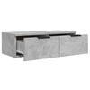vidaXL Armadietto a Muro Grigio Cemento 68x30x20 cm Legno Multistrato