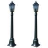 vidaXL Luci da Giardino Preston 2 pz 105 cm