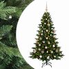 vidaXL Albero di Natale artificiale con palline 120 cm 150 LED