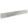 vidaXL Bordura per Prato 30 pz 103 x 15 cm Acciaio Argento