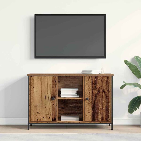 vidaXL Set mobile TV Legno vecchio 101 x 35 x 65 cm Legno multistrato