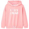 Felpa con Cappuccio da Bambina Rosa Brillante 116