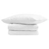vidaXL Duvet Invernale con cuscino 2 pcs Bianco Piuma d'anatra