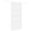 vidaXL Porta scorrevole 93 x 202 cm Legno ingegnerizzato Bianco