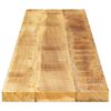 vidaXL Piano per Tavolo 160x40x2,5 cm Rettangolare Legno Mango Grezzo